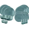 30tlg. Tafelservice "Magma" in Blau