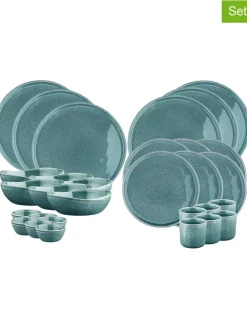 30tlg. Tafelservice "Magma" in Blau