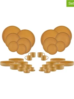 36tlg. Tafelservice "Scandi" in Ocker