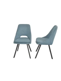 5tlg. Tischgruppe bestehend aus 4 Stühlen und 1 Esstisch in schwarz