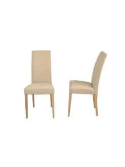 5tlg. Tischgruppe bestehend aus 4 Stühlen und 1 Esstisch in beige