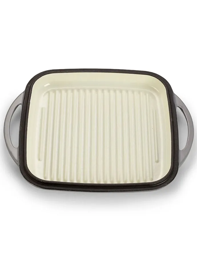 2tlg. Universalbräter mit Deckel in Grau - (B)25,5 x (H)31 x (T)5 cm