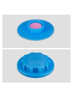 8-tlg. Vakuumbeutel-Set in Transparent/ Blau