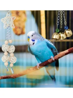 7-tlg. Vogelspielzeug in Natur