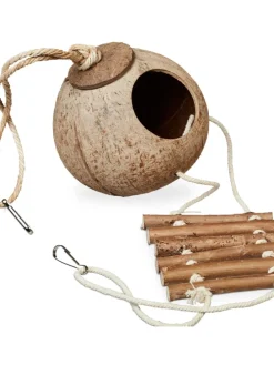 7-tlg. Vogelspielzeug in Natur