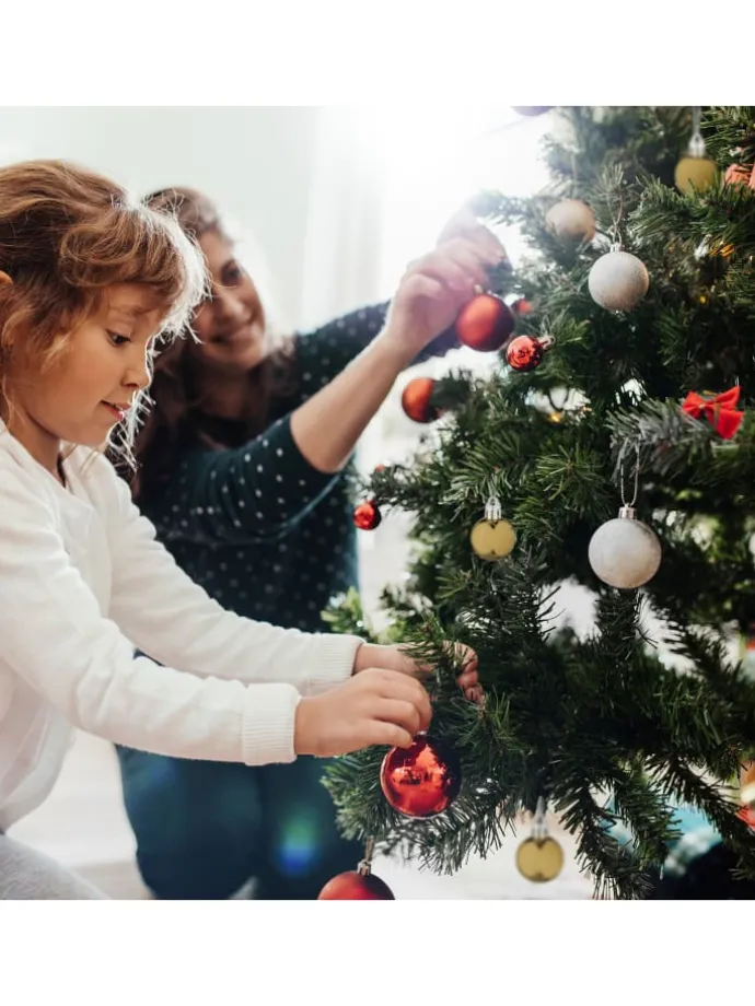 96-tlg. Weihnachtskugeln Set in Gold