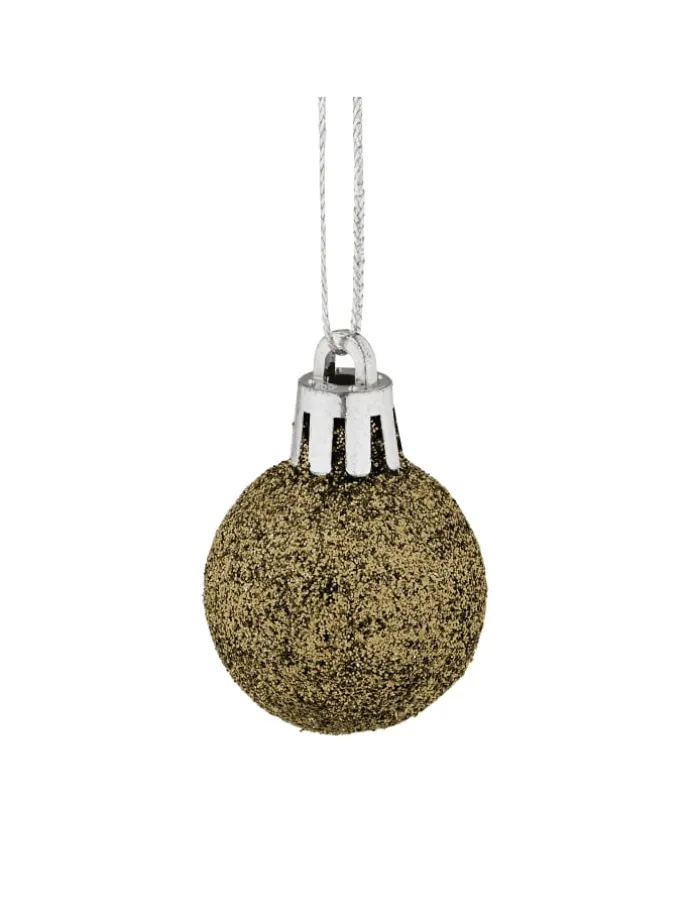 96-tlg. Weihnachtskugeln Set in Gold