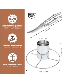 2tlg-Set Geflügelschere