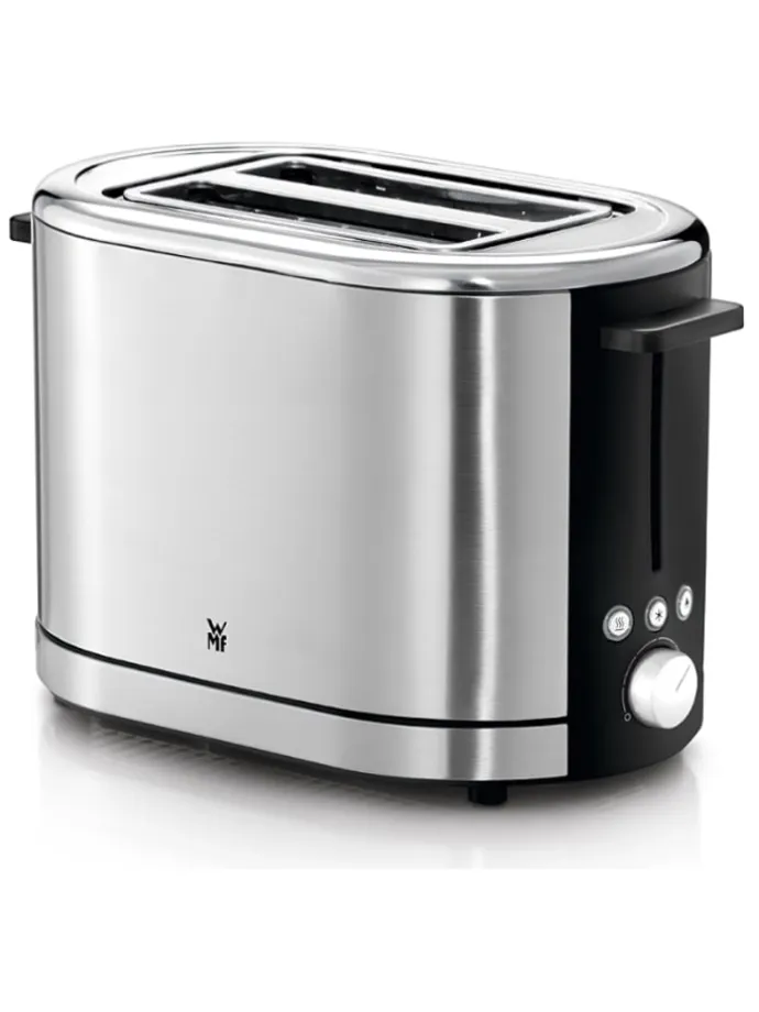 Toaster "Lono" in Silber/ Schwarz