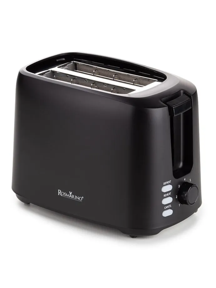 Toaster ''Vitalia'' in Schwarz - (B)23 x (H)17,5 x (T)14 cm