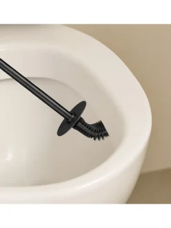 Toilettenbürste in Schwarz - (B)9,5 x (H)40 x (T)10 cm