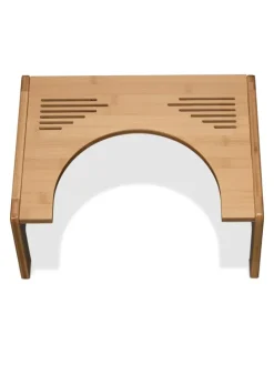 Toilettenhocker in Natur - (B)42 x (H)21 x (T)30 cm