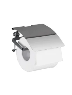 Toilettenpapierhalter in Silber - (B)13 x (H)9 x (T)12,5 cm