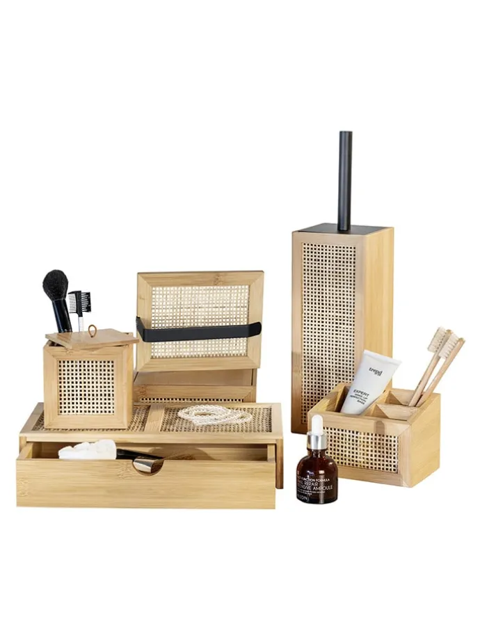 Toilettenpapierhalter in Hellbraun - (B)15 x (H)12 x (T)6,5 cm