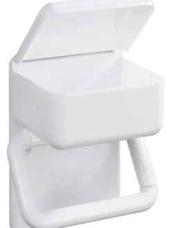 Toilettenpapierhalter in Weiß - (B)16 x (H)20 x (T)11 cm