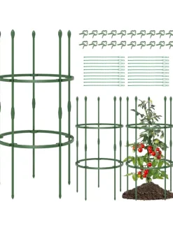 Tomaten Rankhilfe 3er Set 50x102cm in Grün
