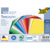 Tonpapier in Bunt - 100 Blatt - DIN A5