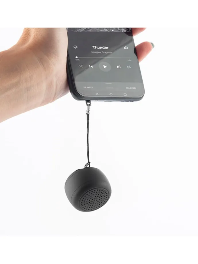 Tragbarer Wireless Mini-Lautsprecher - (H)2,5 x Ø 3,5 cm