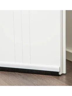 Türbodendichtung in Schwarz/ Weiß - (L)0,00 cm