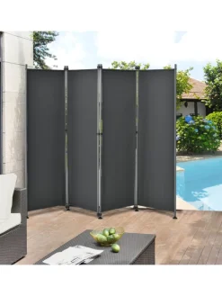 Trennwand Modica in Grau (L)215cm (H)170cm