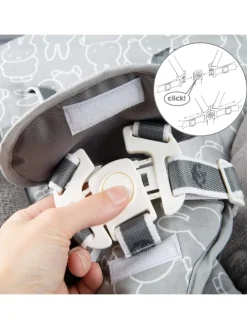 Treppenhochstuhl 'Born Up' Set 2in1 - 'Miffy' - mit Liegefunktion - Taupe