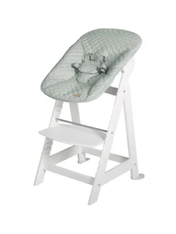 Treppenhochstuhl 'Born Up' Set 2in1 - 'roba Style' frosty green - ab Geburt