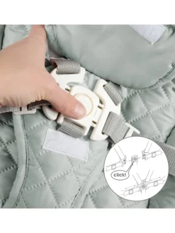 Treppenhochstuhl 'Born Up' Set 2in1 - 'roba Style' frosty green - ab Geburt