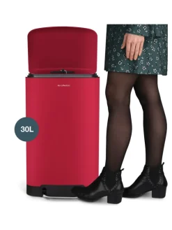 Tret-Mülleimer N°722 in Rot