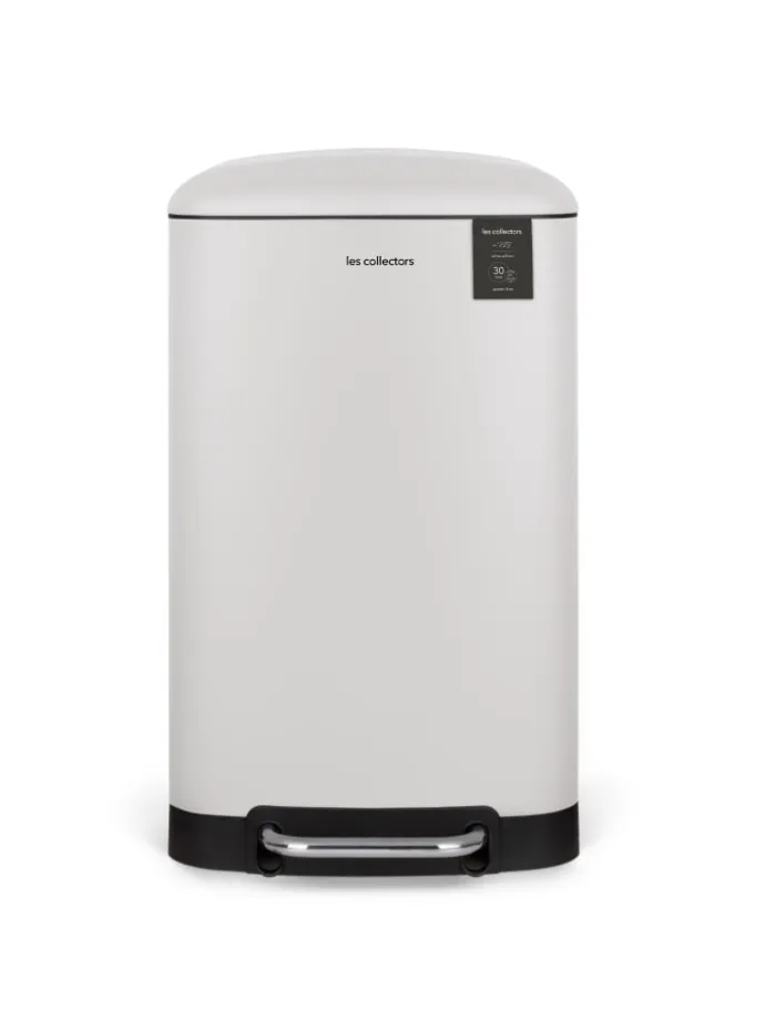 Tret-Mülleimer N°728 in Weiss Matt