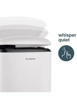 Tret-Mülleimer N°728 in Weiss Matt