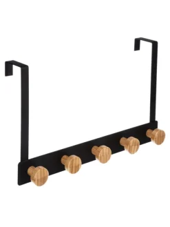 Türgarderobe in schwarz