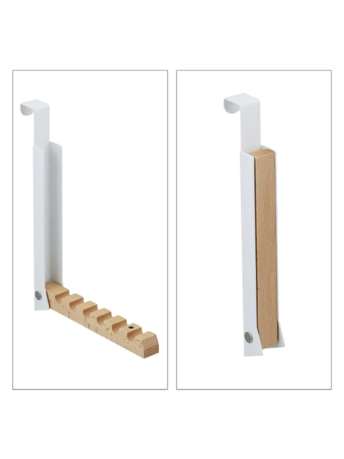 Türgarderobe "klappbar" in Weiß