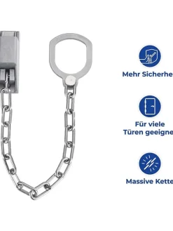 Türgriff-Kette in Silber - (L)30 cm