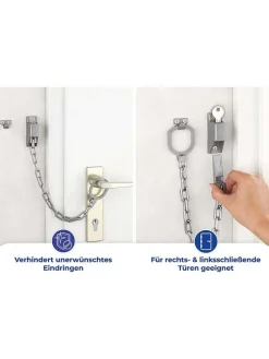 Türgriff-Kette in Silber - (L)30 cm