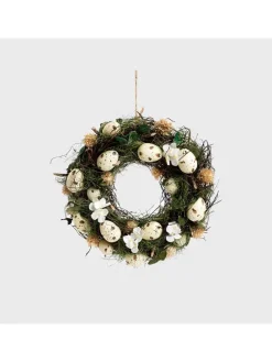 Türhänger "Kiri" in Grün/ Weiß - Ø 32 cm