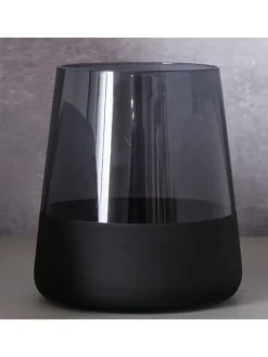 Trinkglas "Moluna" in Schwarz - (H)10 cm