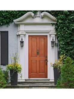 Türklopfer in Schwarz/Bronze