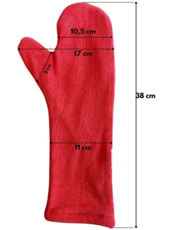 Trocknungshandschuhe in Grau - (L)38 x (B)17 cm