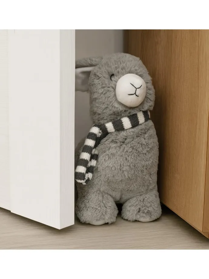 Türstopper "Alpaka" in Grau - (B)12 x (H)28 x (T)27 cm