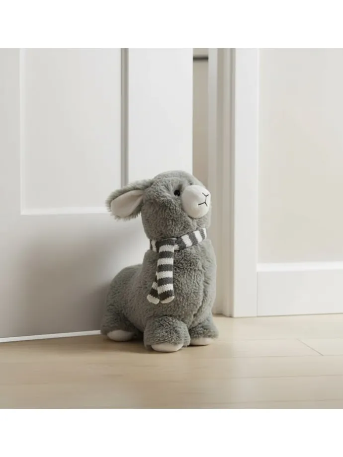 Türstopper "Alpaka" in Grau - (B)12 x (H)28 x (T)27 cm