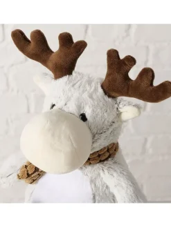 Türstopper "Arnie" in Creme/ Braun - (B)20 x (H)26 cm