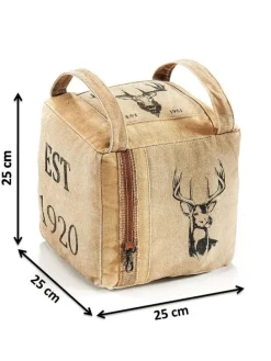 Türstopper HIRSCHBLOCK in Braun