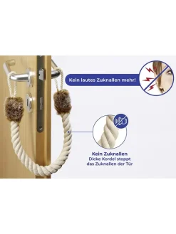 Türstopper in Hellbraun - (L)72 cm