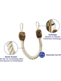 Türstopper in Hellbraun - (L)72 cm