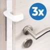 Türstopper und Finger-Klemmschutz 3er Pack in weiss