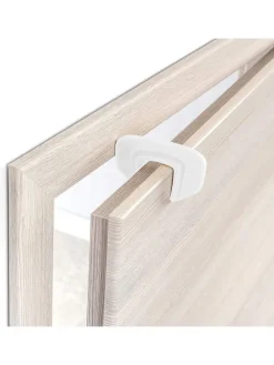 Türstopper und Finger-Klemmschutz 3er Pack in weiss