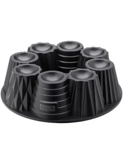 Törtchen-Gugelhupfform "Inspiration" in Schwarz - Ø 26 cm