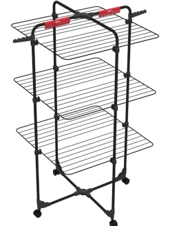 Turmwäscheständer "Mixer 3 Ultimate" in Schwarz