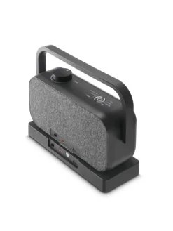 TV-Lautsprecher Bluetooth, Stereo, Schwarz in schwarz-grau