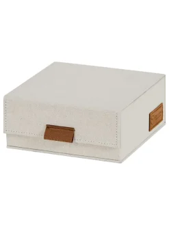 Uhrenbox ''Premium'' in Creme - (B)16,5 x (H)7 x (T)16,5 cm